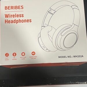 43. BRAND NEW! Wireless Over-Ear Headphones - Orange